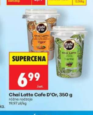 Napój Chai Latte Cafe D'Or Tiger +1 wariant