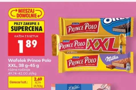 Wafelek Prince Polo XXL Classic +2 warianty