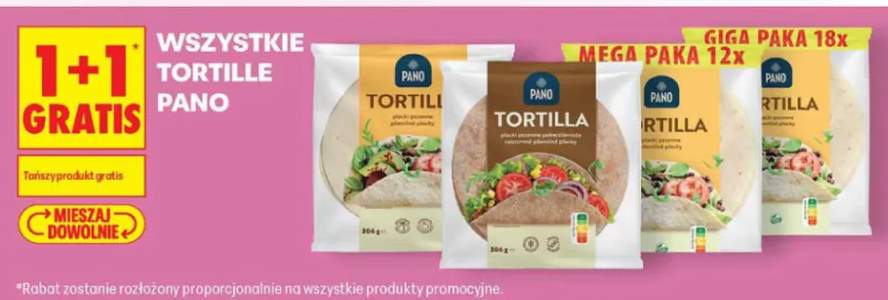 Tortilla pszenna Pano