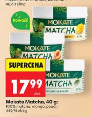 Herbata Mokate Matcha 100% +2 warianty