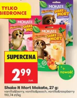 Napój instant Mokate Shake It Mort Vanilla & Peach +1 wariant