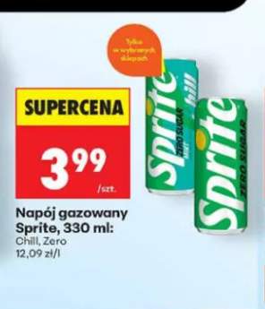 Napój gazowany Sprite Chill +1 wariant
