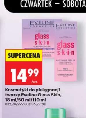 Krem do twarzy Eveline Glass Skin +1 wariant