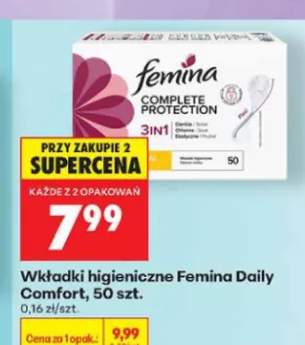 Wkładki higieniczne Femina Daily Comfort