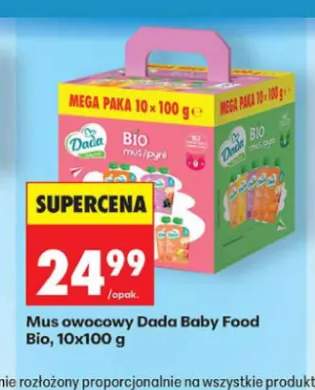 Mus owocowy Dada Baby Food Bio