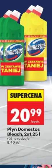 Płyn do WC Domestos Bleach 2-pak