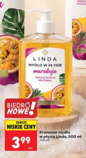 Kremowe mydło w płynie Linda marakuja