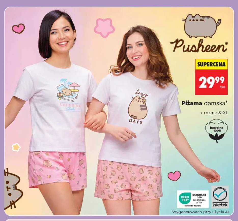 Piżama damska Pusheen