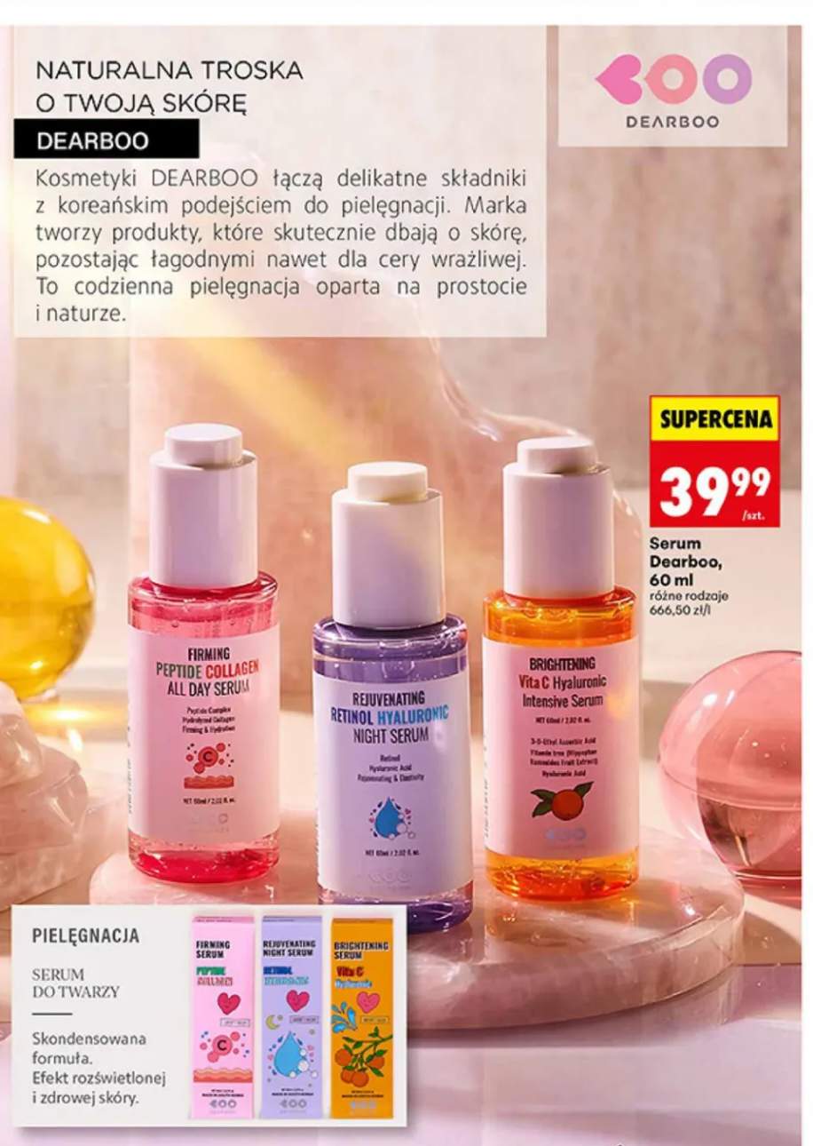 Serum do twarzy Dearboo Brightening Vita C Hyaluronic Intensive +2 warianty