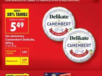 Ser pleśniowy Camembert Delikate