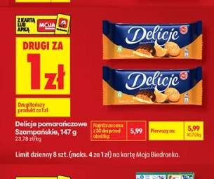 Delicje pomarańczowe Szampańskie