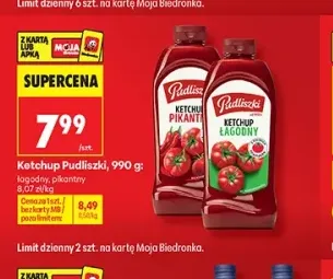 Ketchup Pudliszki łagodny