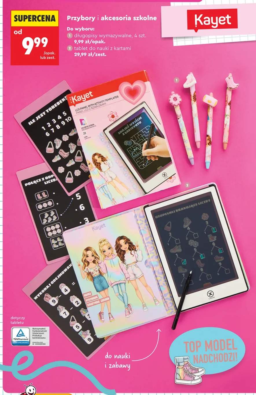 Tablet do nauki z kartami Kayet