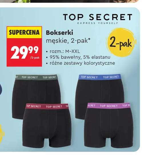 Bokserki męskie 2-pak Top Secret