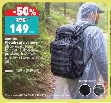 Plecak survivalowy Wild Trek
