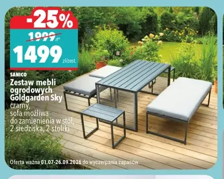 Zestaw mebli ogrodowych Sanico Goldgarden Sky