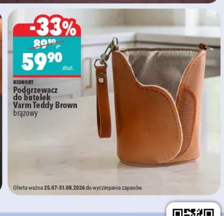 Podgrzewacz do butelek Varm Teddy Brown Kidnort