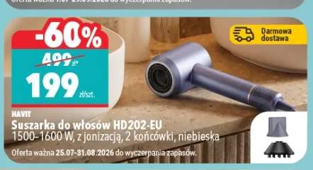 Suszarka do włosów Havit HD202-EU
