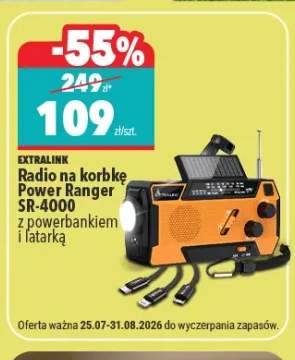Radio na korbkę Extralink Power Ranger SR-4000