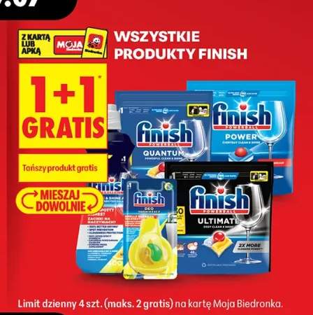 Produkty Finish +3 warianty