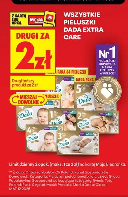 Pieluszki Dada Extra Care