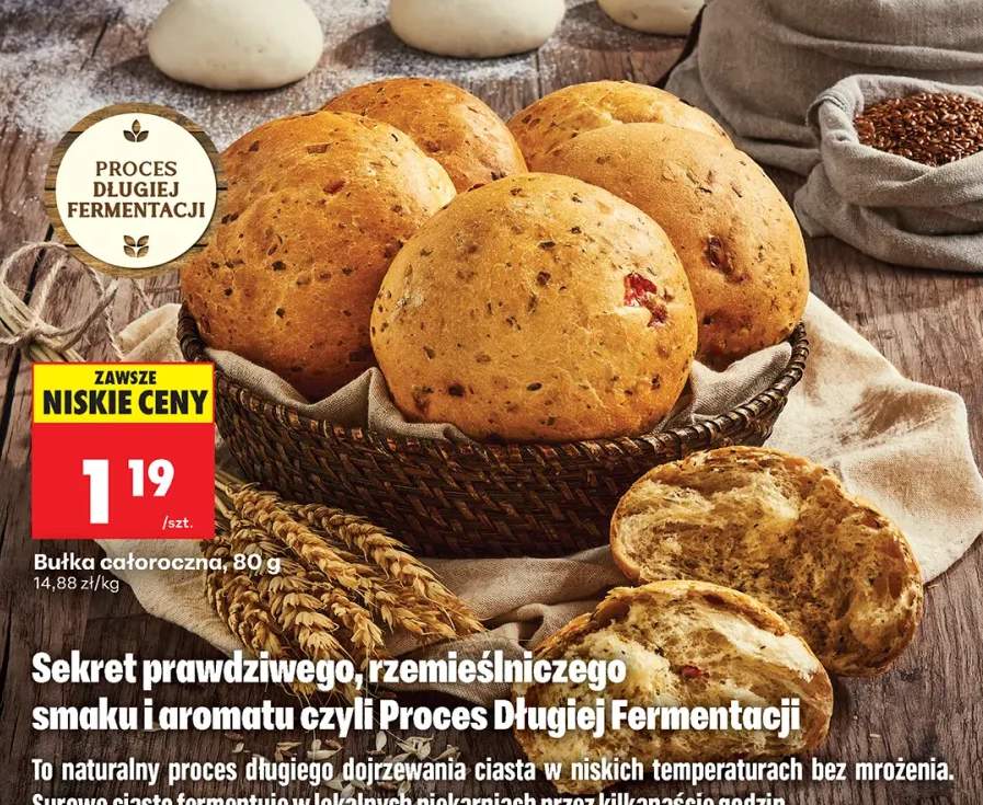 Bułka całoroczna Piekarnia Biedronki