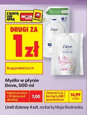 Mydło w płynie Dove Nourishing Secrets +1 wariant