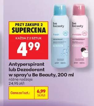 Antyperspirant w sprayu Be Beauty Invisible
