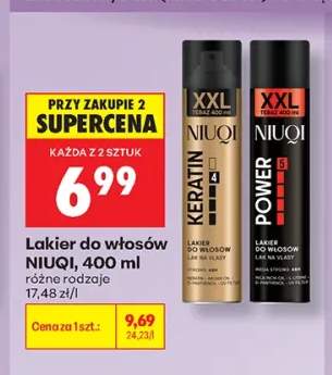 Lakier do włosów Niuqi Keratin +1 wariant