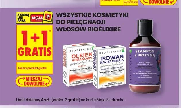 Kosmetyki do pielęgnacji włosów Bioélixire +3 warianty