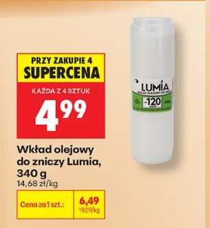 Wkład olejowy do zniczy Lumia
