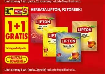 Herbata czarna Lipton Yellow Label +1 wariant