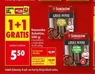 Kaszanka Sokołów z boczkiem +1 wariant