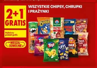 Chipsy, chrupki i prażynki +3 warianty