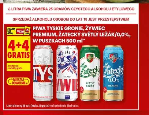 Piwo Tyskie Gronie +2 warianty