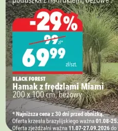 Hamak z frędzlami Miami Black Forest