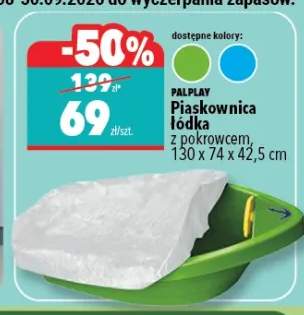 Piaskownica łódka z pokrowcem Palplay