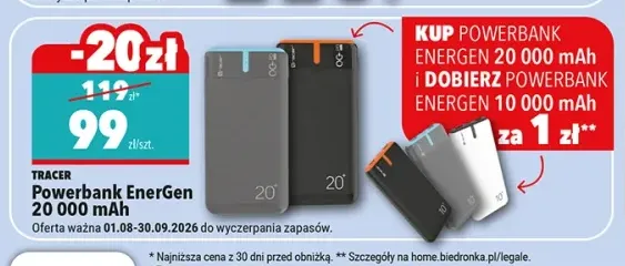 Powerbank Tracer EnerGen 20 000mAh