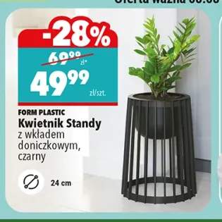 Kwietnik Standy z wkładem doniczkowym Form Plastic
