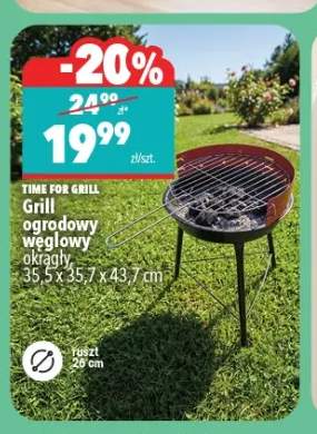 Grill ogrodowy węglowy Time for