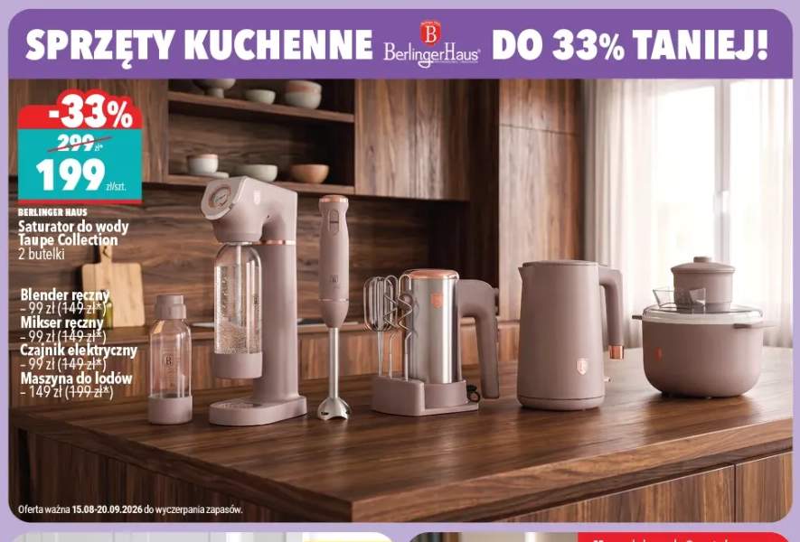Saturator do wody BerlingerHaus Taupe Collection +4 warianty
