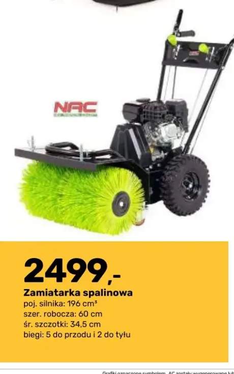 zamiatarka spalinowa