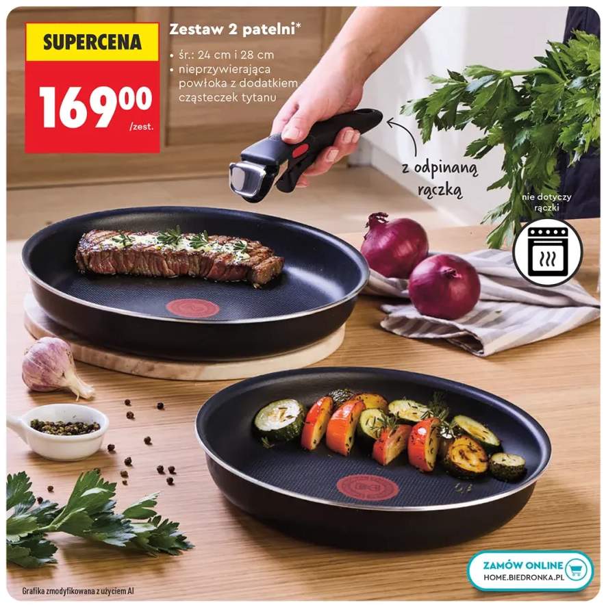Zestaw 2 patelni Tefal