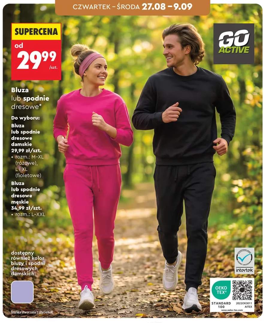 Spodnie dresowe damskie Go Active +3 warianty