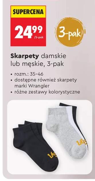 Skarpety męskie Lee 3-pak +3 warianty