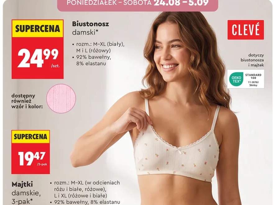 Biustonosz damski Clevé