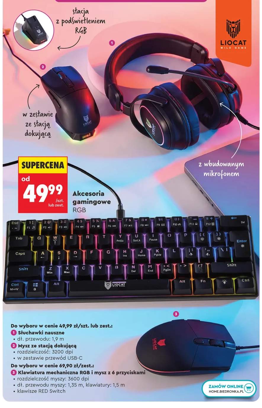 Słuchawki nauszne Liocat +2 warianty