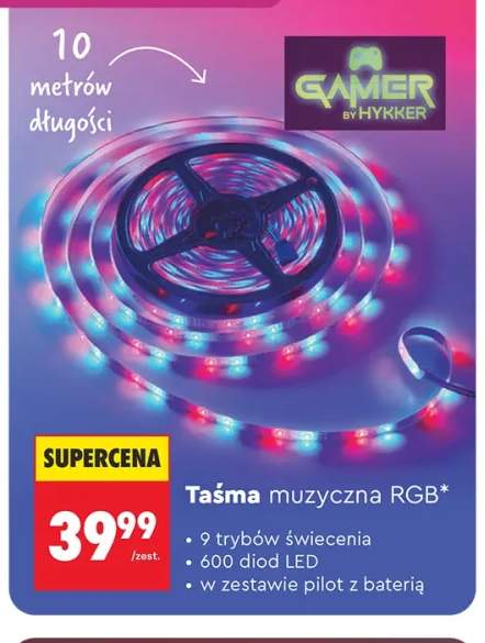 Taśma muzyczna RGB Hykker
