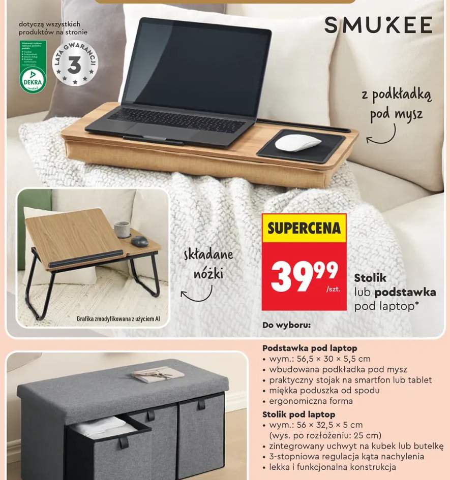 Podstawka pod laptop Smukee +1 wariant