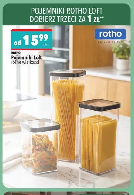 Pojemniki Rotho Loft